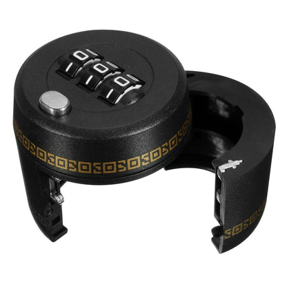 Lacat de Blocare pentru Sticle, Klevo, Lacat pentru Sticle cu Bauturi, din Plastic PP durabil, Cu Parola din 3 Cifre, 40 x 42 x 45 mm, Negru