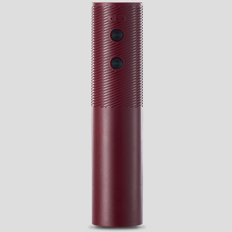 Tirbuson Electric, Klevo, Deschizator Sticle de Vin, de Uz Casnic de Ultima Generatie, Reincarcabil prin Incarcare USB, 20 x 4.6 cm Rosu