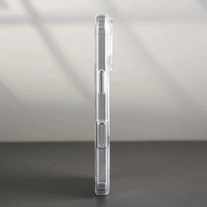 Husa Telefon, Klevo, Compatibila Apple iPhone 17 Pro Max, MagSafe, Antisoc, din Silicon + TPU, Transparent