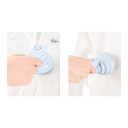 Aparat Pentru Curatat Scame, Par Si Praf, Klevo, Trimmer pentru Diferite Tipuri De Material, Cu Lame Din Otel Inoxidabil, Maner Flexibil, Incarcare Prin USB, 13x8 cm, Albastru