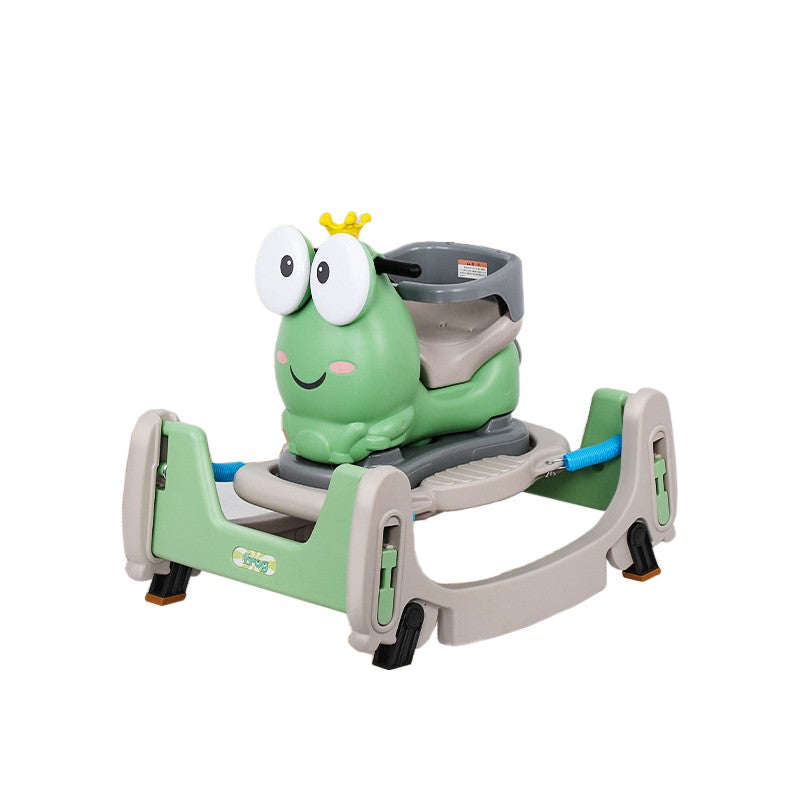 Masinuta Balansor Multifunctionala pentru Copii, Klevo, Model Cal Scooter de tip Masinuta Balansor, Varsta 1-3 ani, 84 x 80 x 58 cm, fara Maner, Verde