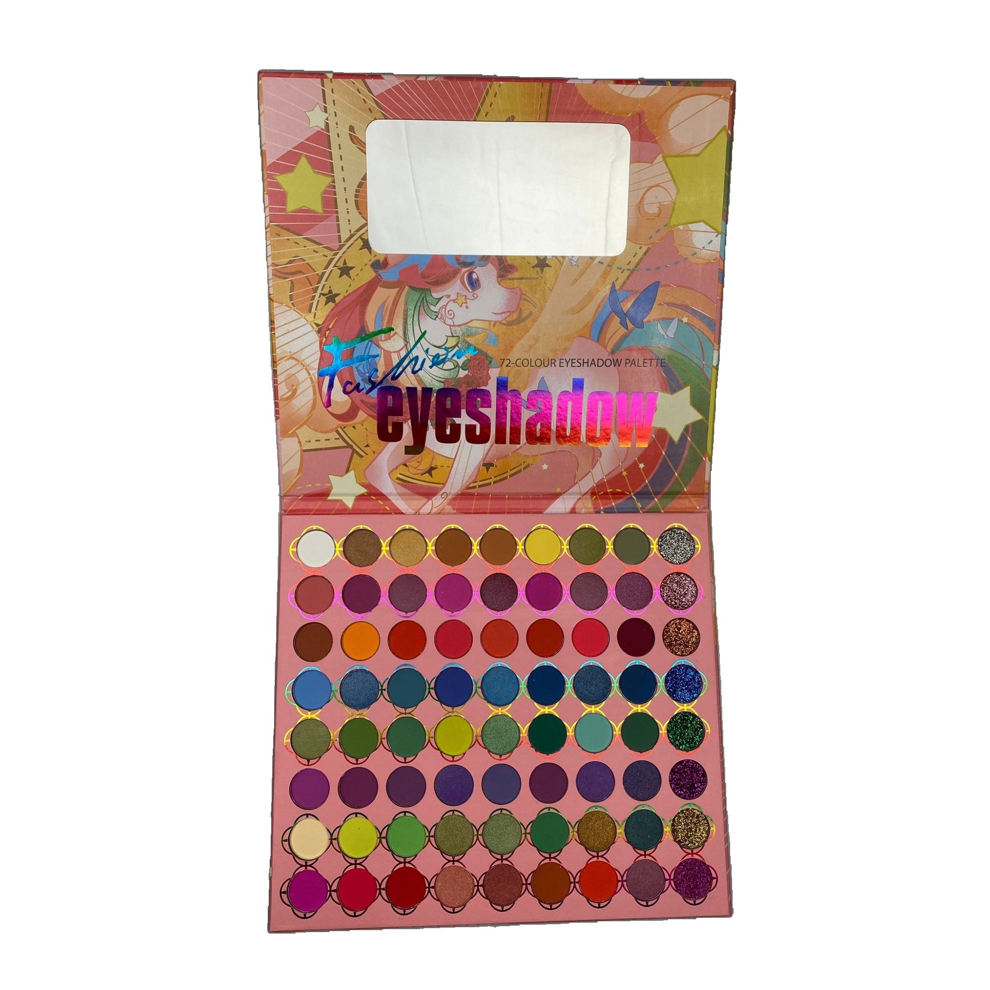 Trusa de machiaj, paleta de farduri Oulanao cu 72 de culori pigmentate, Klevo, Resigilat