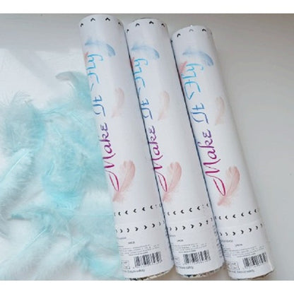 Tub de Confetti, Klevo, Model Pene, 27 cm, Make It Fly, Bleu