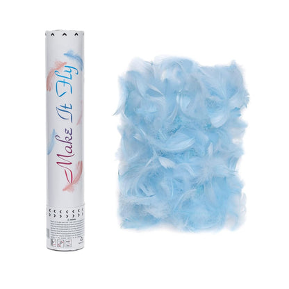 Tub de Confetti, Klevo, Model Pene, 27 cm, Make It Fly, Bleu