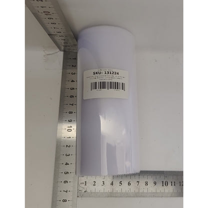 Tul Decorativ, Klevo, 15 cm Latime, 22 cm Lungime, din Poliester, Alb