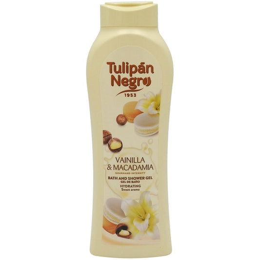 Gel de Dus, TULIPAN, Negro Vanilla Macadamia, 650 ml