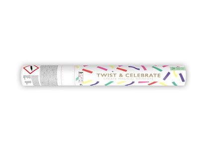 Tun confetti cu dreptunghiuri multicolore