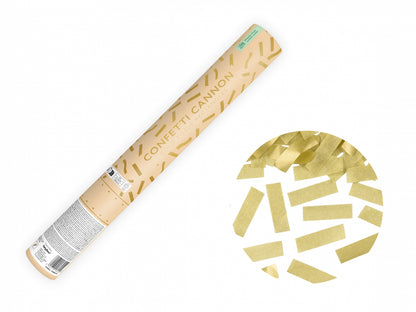 Tun confetti cu fasii aurii - 40 cm