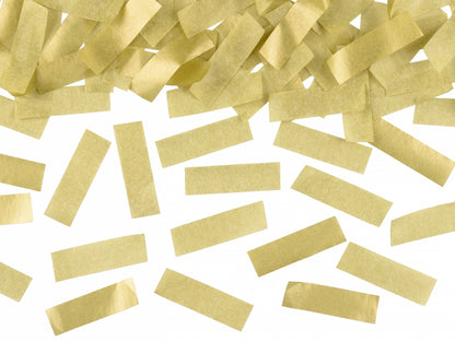 Tun de confetti, auriu, 40cm