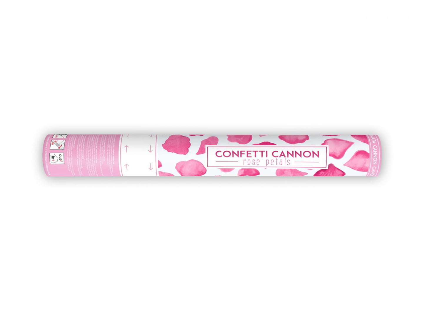 Tun de confetti cu petale de trandafiri, roz, 40cm