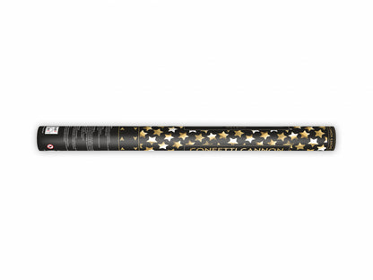 Tun de confetti cu stele, auriu, 60cm