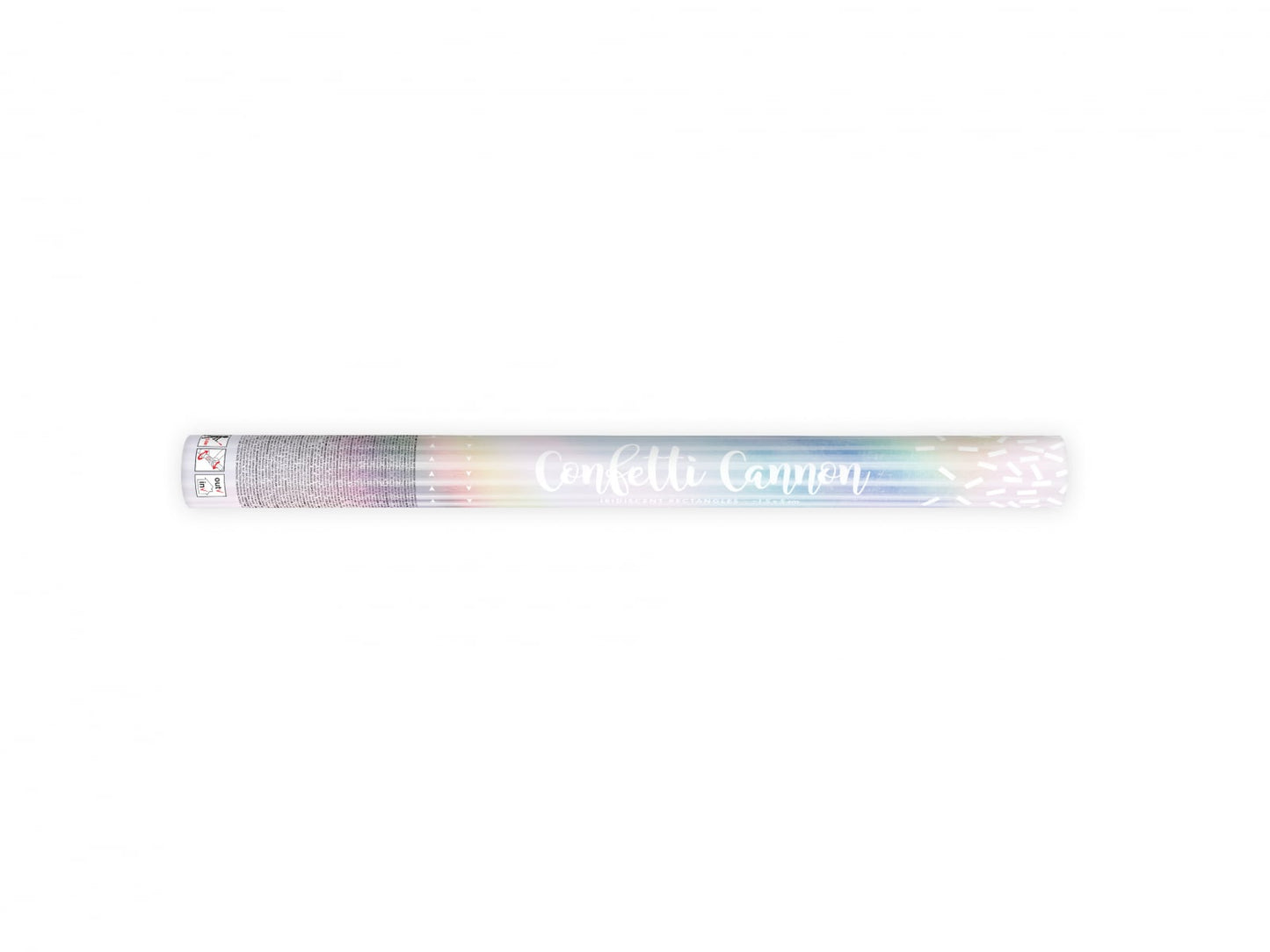 Tun de confetti, iridescent, 60cm