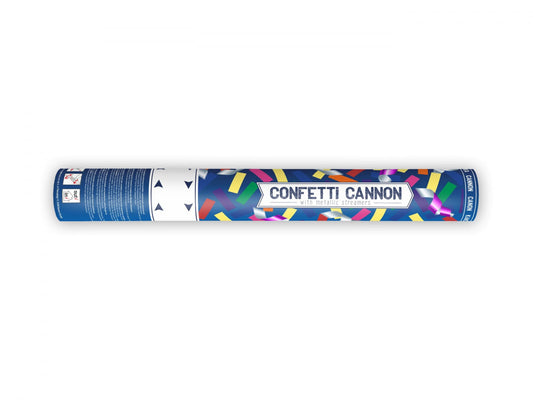 Tun de confetti și serpentine, mix, 40cm
