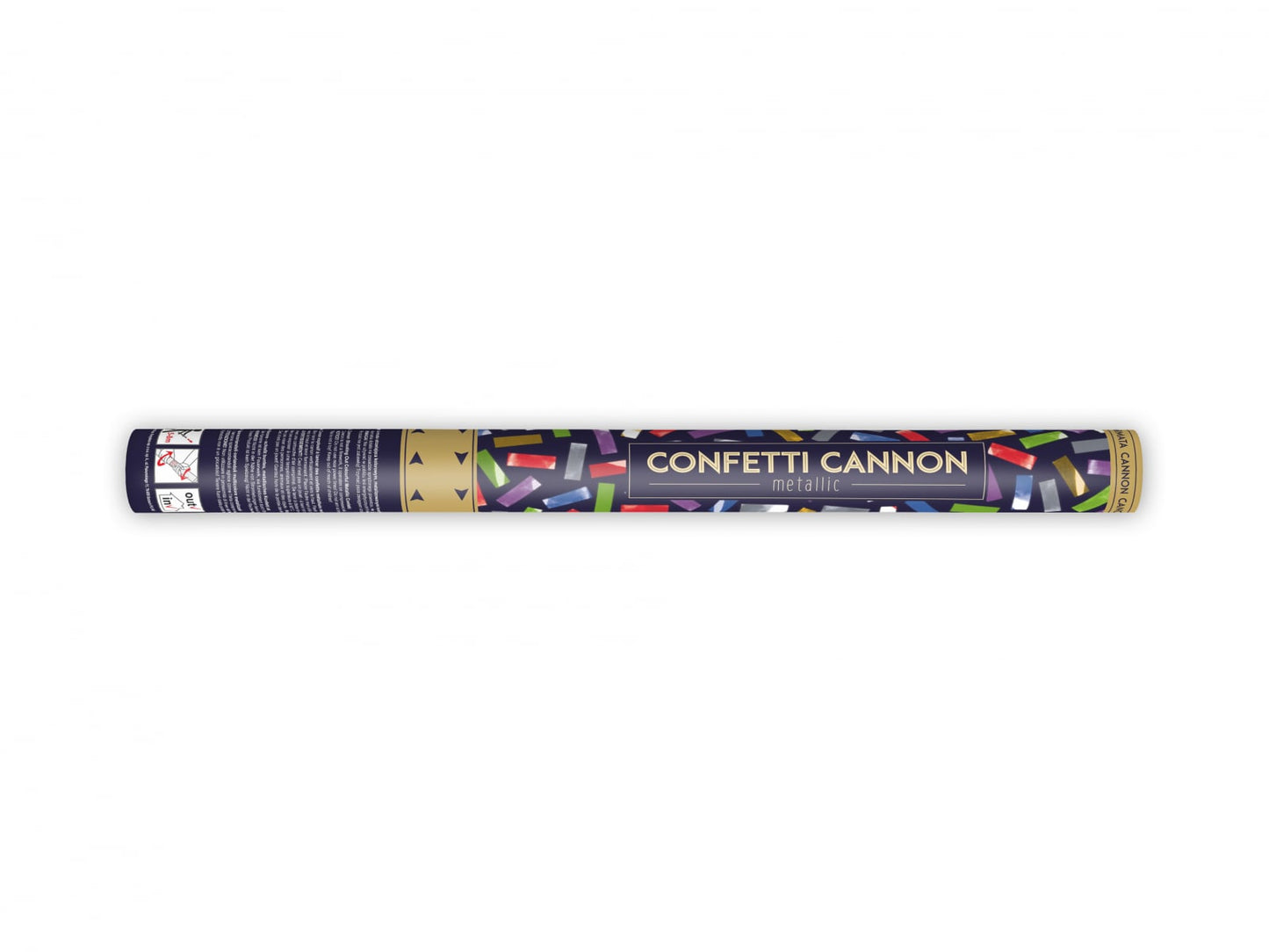 Tun de confetti și serpentine, mix, 60cm