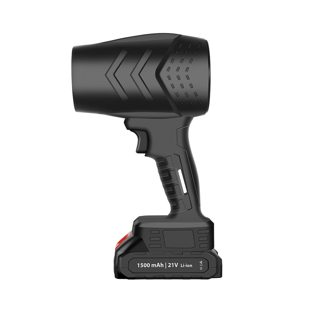Suflanta de Aer Multifunctionala Portabila, Klevo, Incarcare Auto, pentru Gratar, Masina, Indepartare Frunze si Praf, 1500 mAh, Viteta de Rotatie 25000 RPM, 2 Baterii de Li si Incarcator, Negru