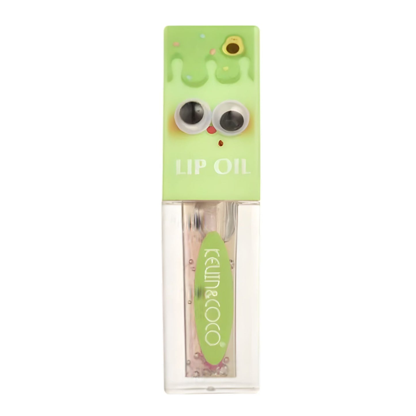 Ulei de Buze, Kevin&Coco, Lip Oil, Hidratant si Lucios, Efect Natural, Textura Usoara, Non-Lipicios, 27.1 g, 8.2 x 2 x 2 cm, Verde