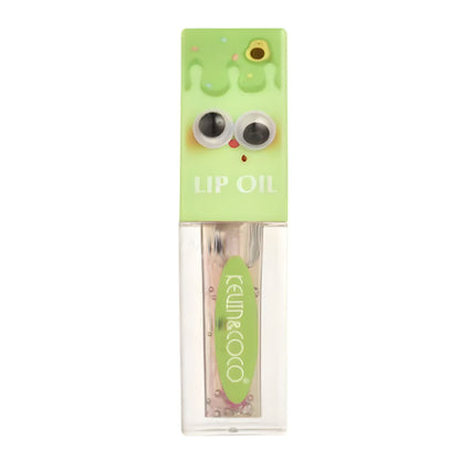 Ulei de Buze, Kevin&Coco, Lip Oil, Hidratant si Lucios, Efect Natural, Textura Usoara, Non-Lipicios, 27.1 g, 8.2 x 2 x 2 cm, Verde