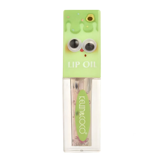 Ulei de Buze, Kevin&Coco, Lip Oil, Hidratant si Lucios, Efect Natural, Textura Usoara, Non-Lipicios, 27.1 g, 8.2 x 2 x 2 cm, Verde