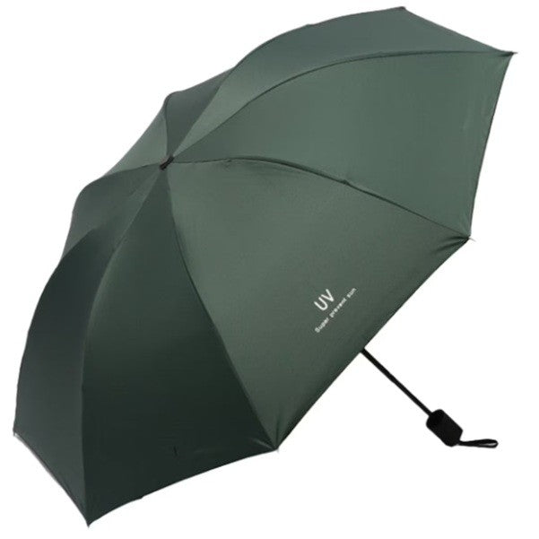 Umbrela, Klevo, Protectie UV Soare, Protectie Ploaie, Pliabila, din Vinil si Otel, 96 x 67 cm, Verde
