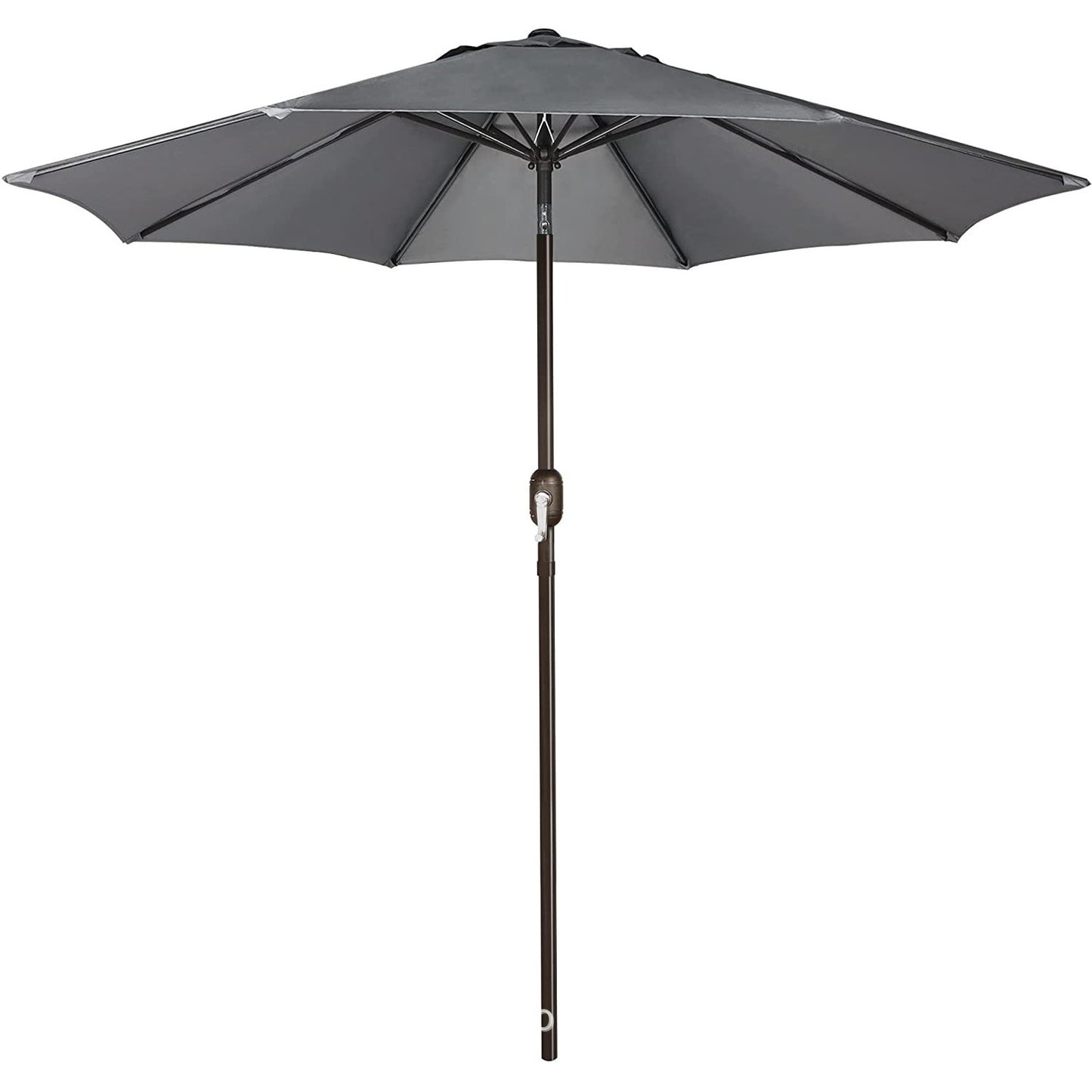 Umbrela Terasa/Gradina Klevo , Inaltime 2,5 m, Diametru 2.30 m, Manivela/Inclinare, Gri