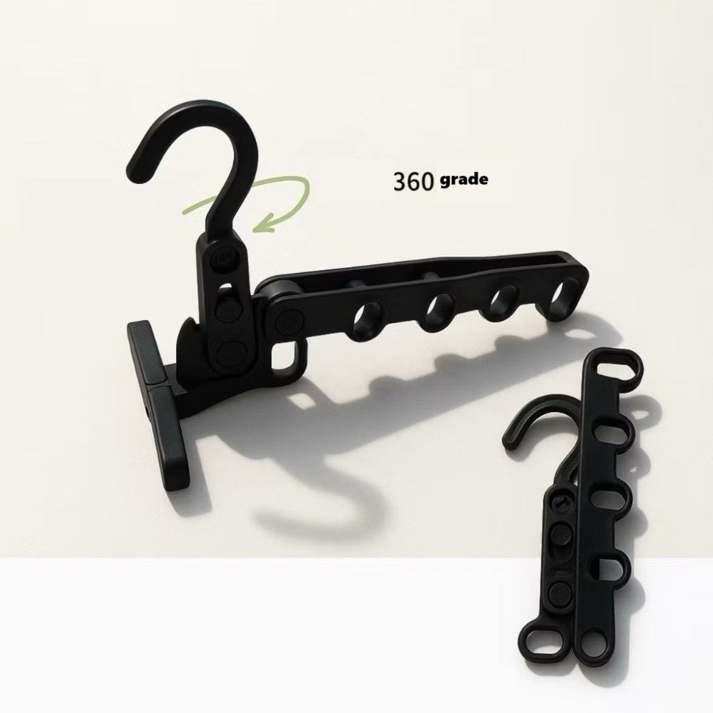 Suport Umerase, Klevo, Pliabil, Portabil, 5 Gauri pentru Umerase, Rotire 360 Grade, din Plastic, Negru