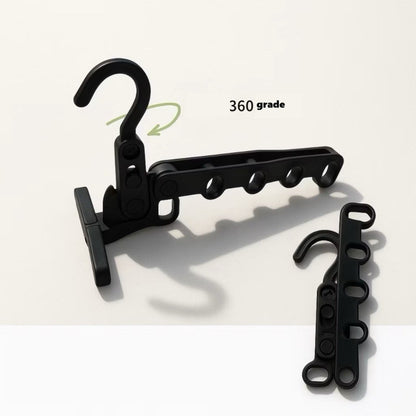 Suport Umerase, Klevo, Pliabil, Portabil, 5 Gauri pentru Umerase, Rotire 360 Grade, din Plastic, Negru