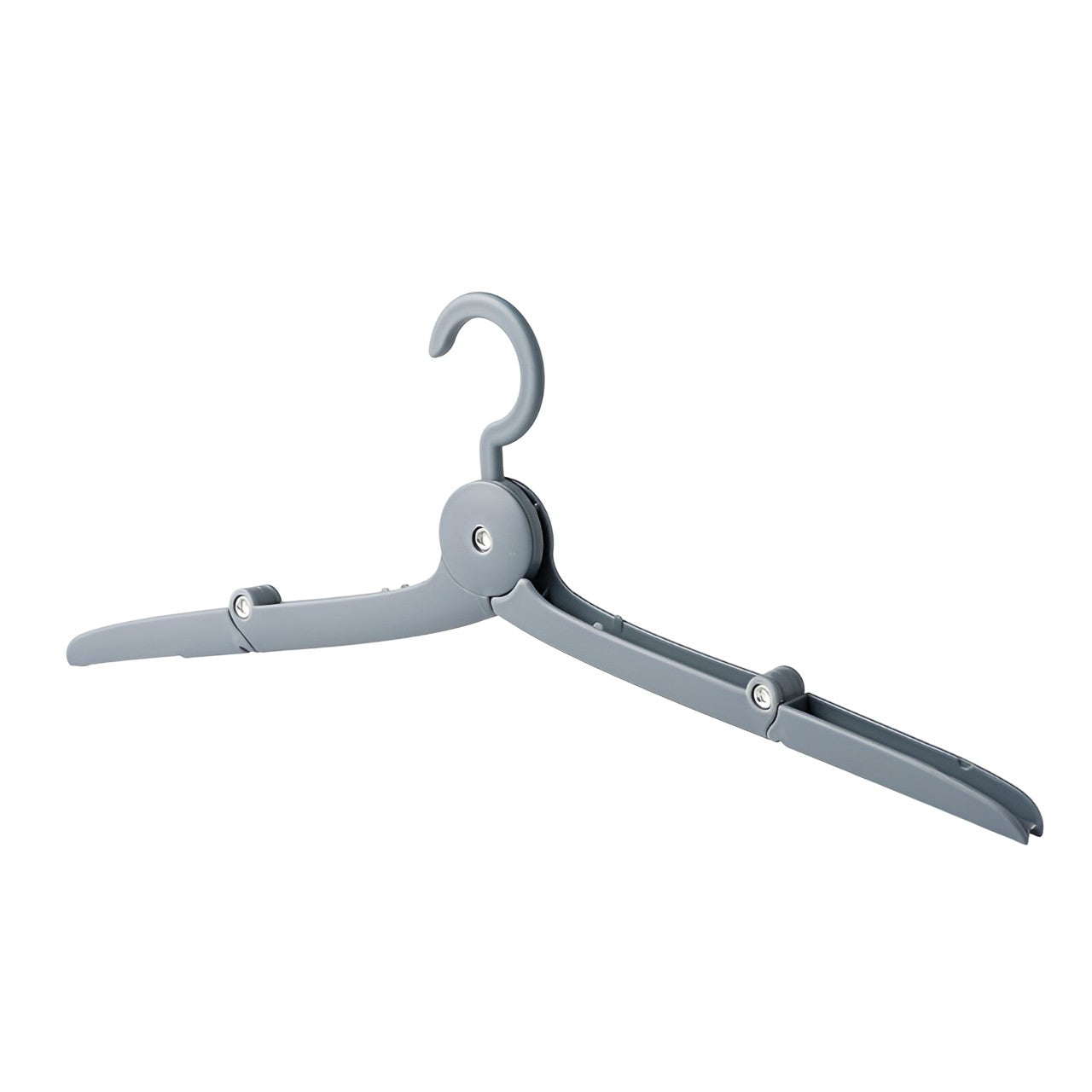 Umeras Pliabil de Calatorie, Klevo, Mini Cuier Portabil pentru Haine, Suport de Uscare, 14x7x1.4cm, Gri