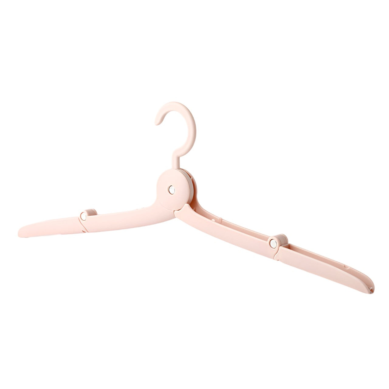 Umeras Pliabil de Calatorie, Klevo, Mini Cuier Portabil pentru Haine, Suport de Uscare, 14x7x1.4cm, Roz