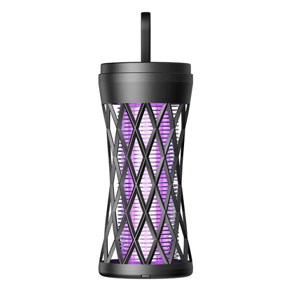 Lampa Anti-Insecte, Klevo, Lumina UV, Electrica, Incarcare USB, 5V, 1A, Silentioasa, 12 x 6 m, Negru