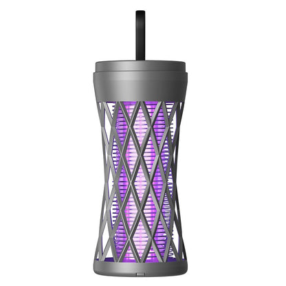 Lampa Anti-Insecte, Klevo, Lumina UV, Electrica, Incarcare USB, 5V, 1A, Silentioasa, 12 x 6 m, Gri