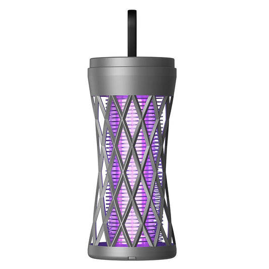 Lampa Anti-Insecte, Klevo, Lumina UV, Electrica, Incarcare USB, 5V, 1A, Silentioasa, 12 x 6 m, Gri