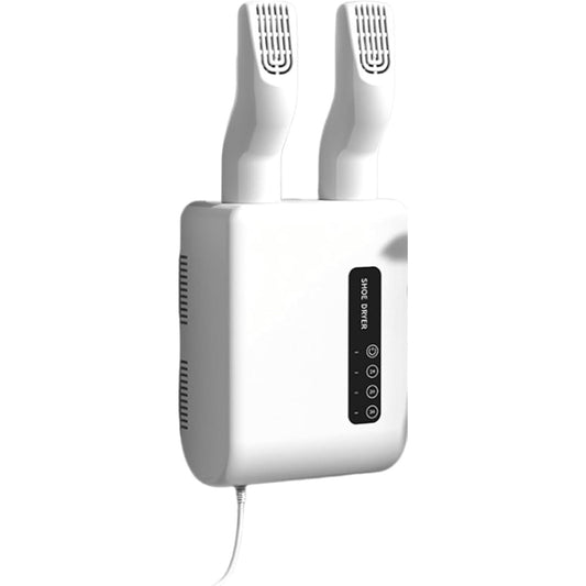 Uscator de Pantofi, Klevo, Functie de Uscare, Dezinfectie, Dezodorizare, Montaj pe Perete fara Perforare, din PVC, Silentios, Timer, Alb
