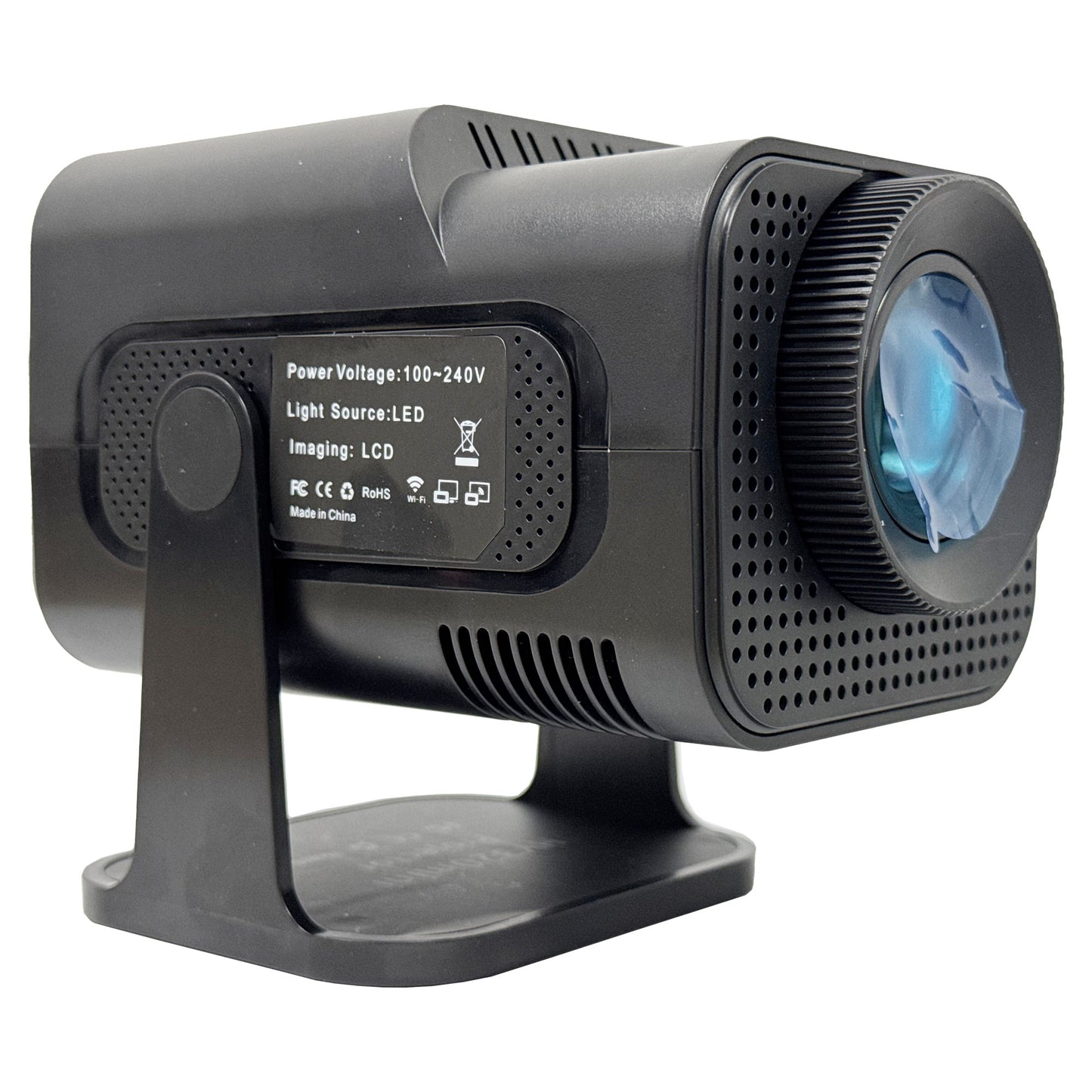 Video Proiector Portabil HY320 MINI, Klevo, Inteligent pentru Jocuri, Ultra HD 1920 x 1080, Wireless, Compatibil cu Android/iOS, AC, 17 x 10 x 9 cm, Negru