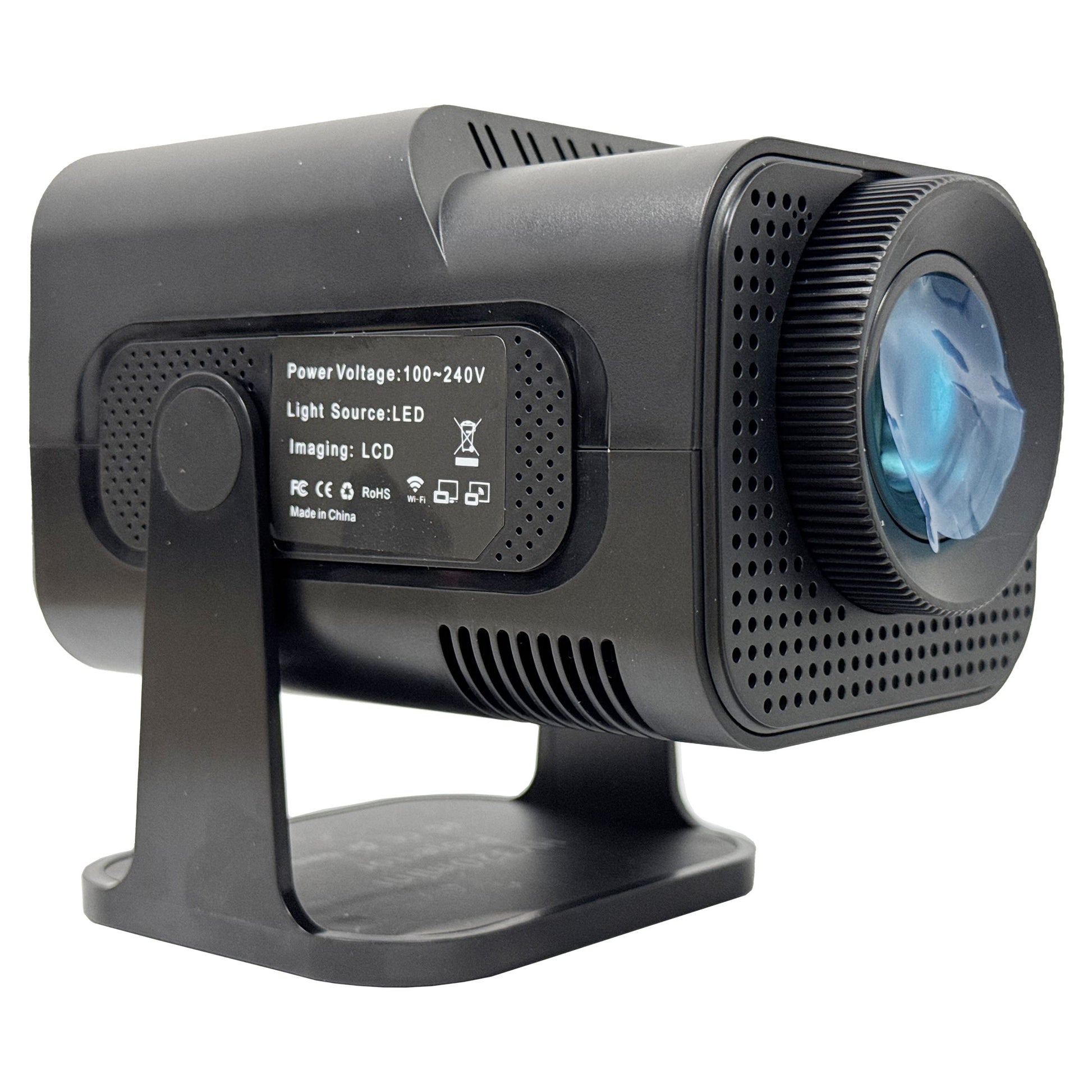 Video Proiector Portabil HY320 MINI, Klevo, Inteligent pentru Jocuri, Ultra HD 1920 x 1080, Wireless, Compatibil cu Android/iOS, AC, 17 x 10 x 9 cm, Negru