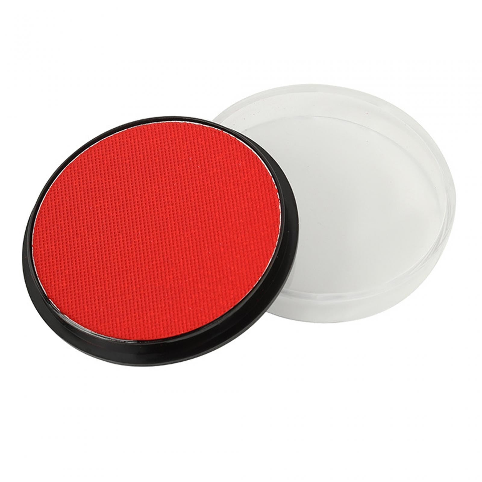 Vopsea pentru Fata si Corp, Klevo, cu Pigment Fosforescent, 30 g, Activare cu Apa, Rosu