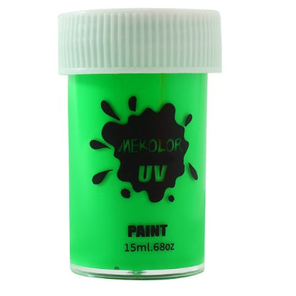 Vopsea pentru Fata si Corp, Klevo, cu Pigment Fosforescent UV, 15 ml, Verde