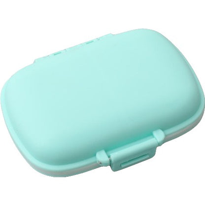 Organizator medicamente, Plastic, 8 compartimente, 0.1 L, Albastru, Klevo, 11 x 7 cm