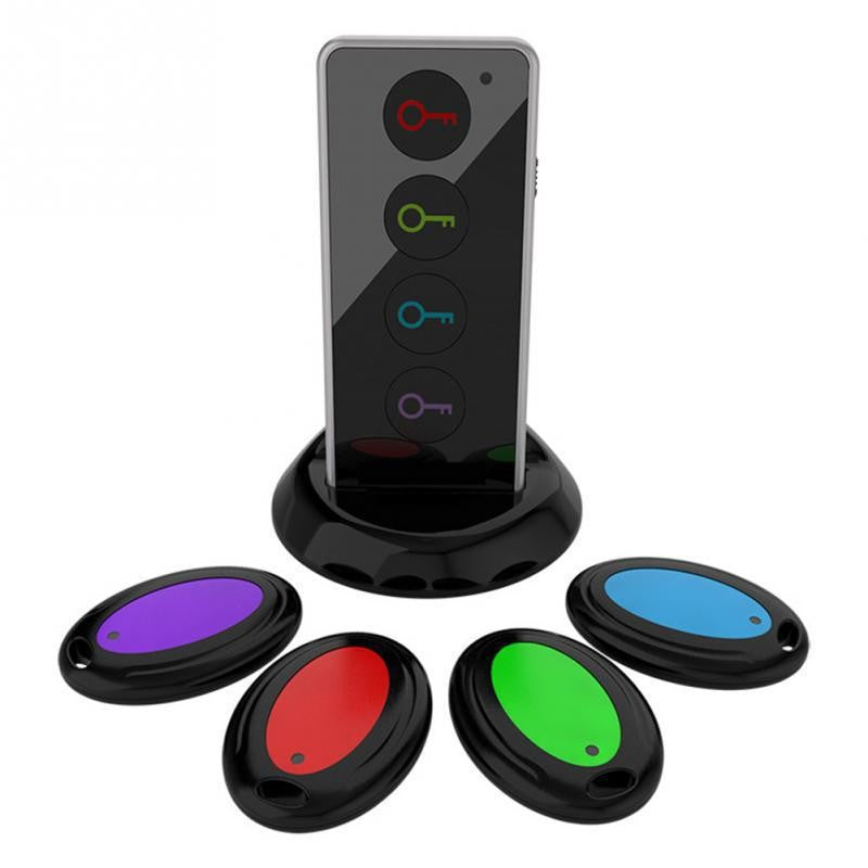 Dispozitiv Anti-Pierdere, Klevo, 4 Receptoare cu Telecomanda, 120 (dB), Emitator cu Lanterna, Multicolor