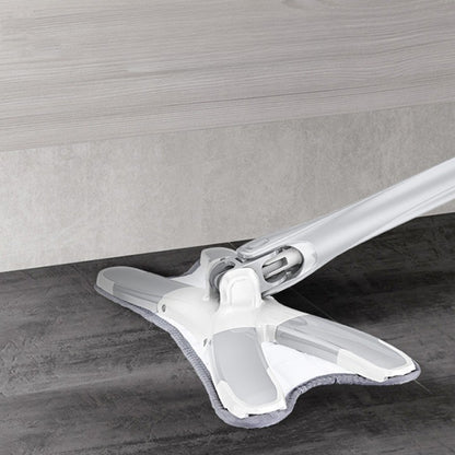 Mop Plat, Klevo, cu Sistem de Stoarcere, 2 Lavete Incluse, Lungime Telescopica 140 cm, Argintiu