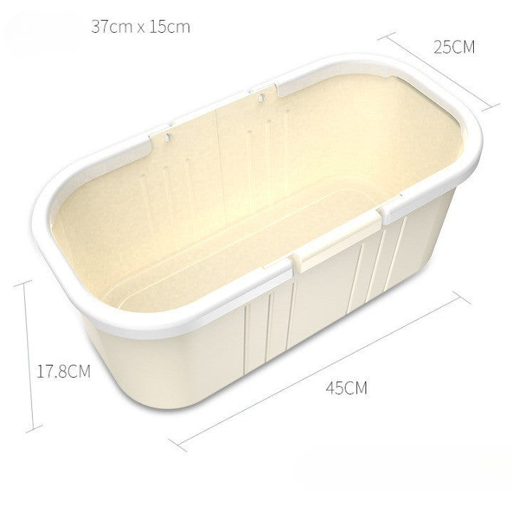Galeata pentru Mop Plat, Klevo, 45 x 25 x 17.8 cm, Compatibilia cu Mop, 37 x 15 cm, Galben