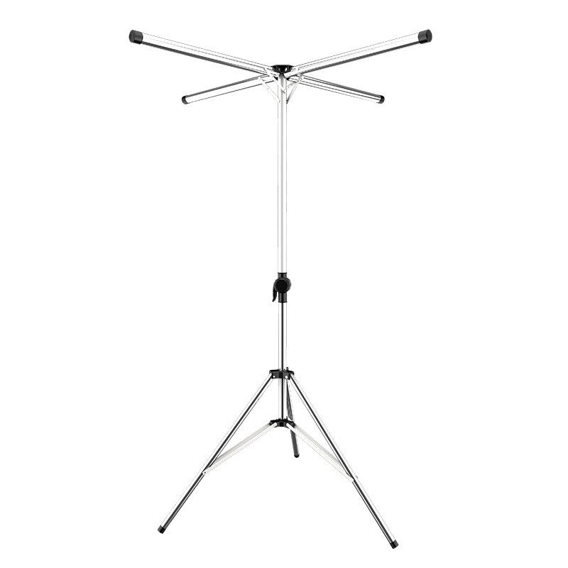 Uscator de Rufe, Klevo, Pliabil, Telescopic, 4 Brate, din Otel Inoxidabil, Rezistent la Vreme Rea, Gri
