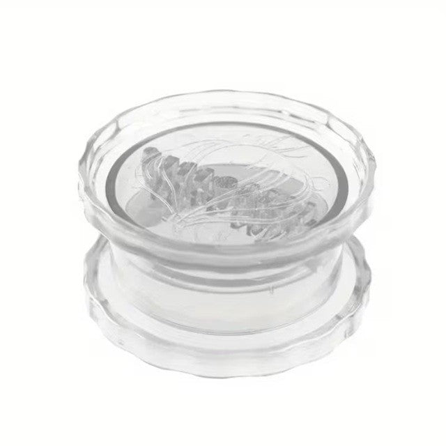 Zdrobitor de Usturoi, Klevo, Multifunctional, din Plastic, Prin Rasucire, 4 x 7.5 cm, Transparent