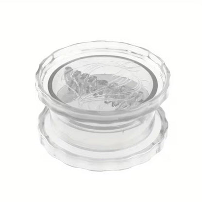 Zdrobitor de Usturoi, Klevo, Multifunctional, din Plastic, Prin Rasucire, 4 x 7.5 cm, Transparent