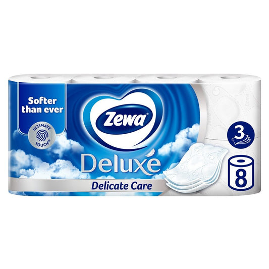 Hartie Igienica, ZEWA, Pure White, Set 8 Role, 3 Straturi